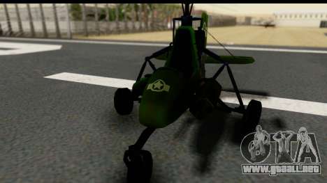 Gyrocopter para GTA San Andreas