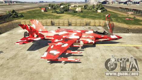 GTA 5 Hydra red camouflage