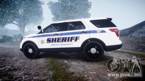 Ford Explorer Police Interceptor [ELS] slicktop para GTA 4