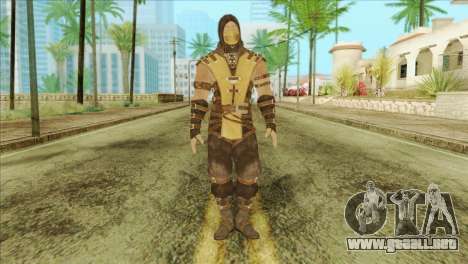 Mortal Kombat X Scoprion Skin para GTA San Andreas