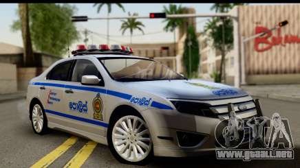 Ford Fusion 2011 Sri Lanka Police para GTA San Andreas