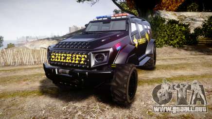GTA V HVY Insurgent Pick-Up SWAT [ELS] para GTA 4