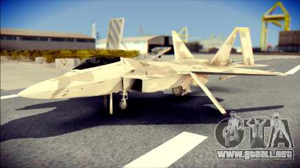 F-22 Raptor Desert Camo para GTA San Andreas