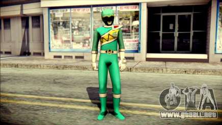 Power Rangers Kyoryu Green Skin para GTA San Andreas