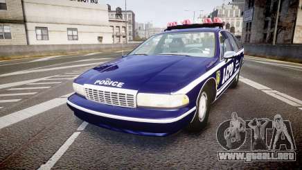 Chevrolet Caprice 1993 LCPD WH Auxiliary [ELS] para GTA 4