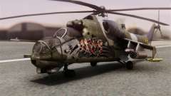 Mil Mi-24V Czech Air Force Tigermeet para GTA San Andreas