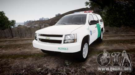 Chevrolet Tahoe Border Patrol [ELS] para GTA 4