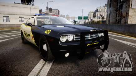 Dodge Challenger MCSO [ELS] para GTA 4