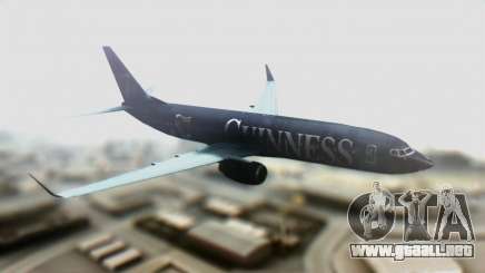 Boeing 737-800 Ryanair Guinness para GTA San Andreas