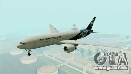 B777-200ER Air New Zealand Black Tail Livery para GTA San Andreas