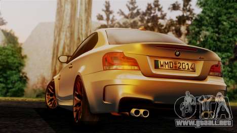 BMW 1M E82 v2 para GTA San Andreas