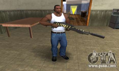 Gold Lines Combat Shotgun para GTA San Andreas