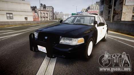Ford Crown Victoria 2011 LAPD [ELS] rims1 para GTA 4