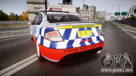 Ford Falcon FG XR6 Turbo Highway Patrol [ELS] para GTA 4