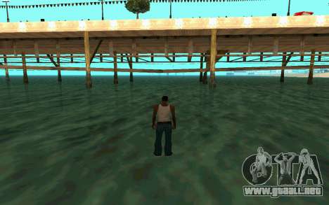 Caminando sobre el agua para GTA San Andreas