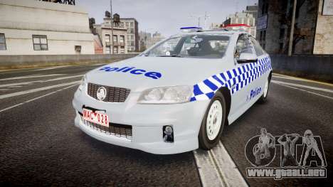 Holden Commodore Omega Victoria Police [ELS] para GTA 4