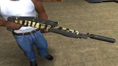 Gold Lines Combat Shotgun para GTA San Andreas