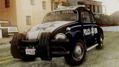 Volkswagen Beetle 1963 Policia Federal para GTA San Andreas