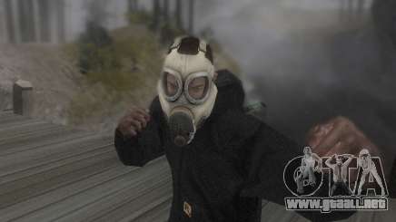 La máscara es de DayZ Standalone para GTA San Andreas