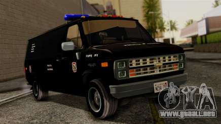 Chevrolet Chevy Van G20 Paraguay Police para GTA San Andreas