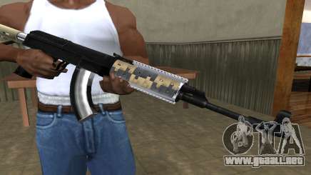 Cool Black AK-47 para GTA San Andreas