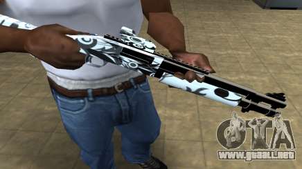White Shotgun para GTA San Andreas