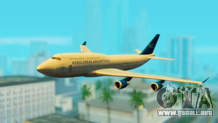 Boeing 747 Argentina Airlines para GTA San Andreas