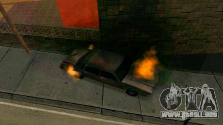 Burning car mod from GTA 4 para GTA San Andreas