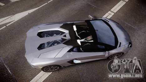 Lamborghini Aventador Roadster para GTA 4