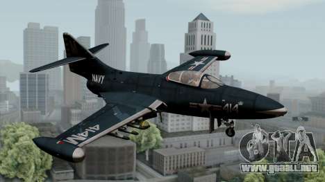 Grumman F9F-5 Phanter para GTA San Andreas