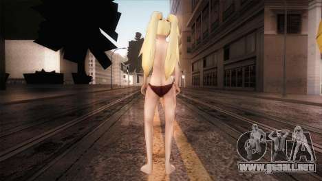 Blond Hair Bikini Wfybe para GTA San Andreas