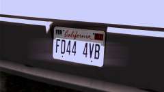 CA & NV License Plates para GTA San Andreas