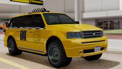 Landstalker Taxi SR 4 Style Flatshadow para GTA San Andreas