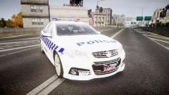 Holden VF Commodore SS NSW Police [ELS] para GTA 4