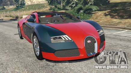 Bugatti Veyron Grand Sport v3.3 para GTA 5