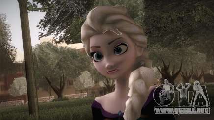 Elsa Frozen HQ Dress para GTA San Andreas