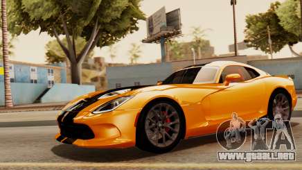 Dodge Viper SRT GTS 2013 IVF (HQ PJ) No Dirt para GTA San Andreas