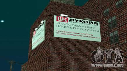 La empresa petrolera LUKOIL para GTA San Andreas