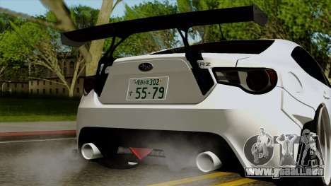 Subaru BRZ 2010 Rocket Bunny v1 para GTA San Andreas