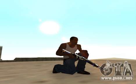 Rifle con un cachorro de tigre para GTA San Andreas