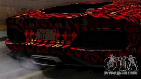 Lamborghini Aventador LP-700 Batik para GTA San Andreas