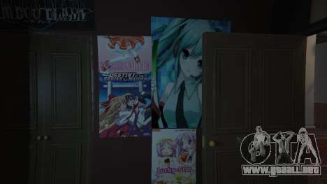 GTA 5 Anime a los carteles de la casa de Michael
