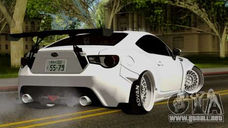 Subaru BRZ 2010 Rocket Bunny v1 para GTA San Andreas