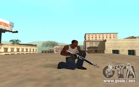 Rifle con un cachorro de tigre para GTA San Andreas