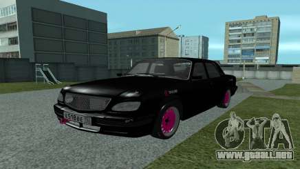 GAZ 31105 Volga Negro y Rosa para GTA San Andreas