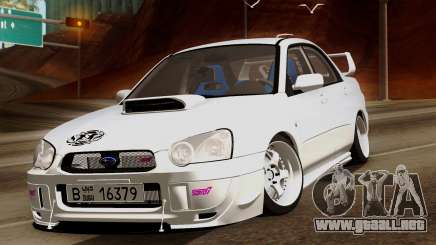 Subaru Impreza WRX STI седан para GTA San Andreas