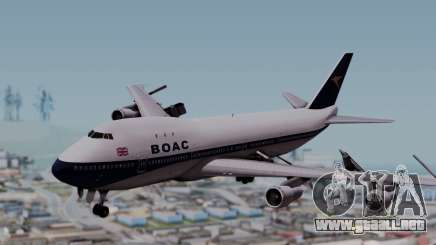 Boeing 747-100 British Overseas Airways para GTA San Andreas