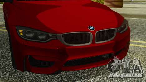 BMW M4 Coupe 2015 para GTA San Andreas