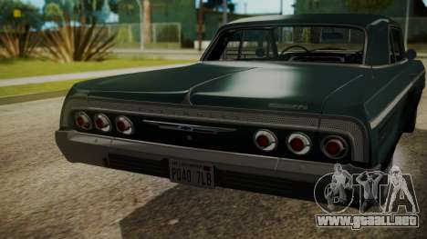 Chevrolet Impala SS 1964 Low Rider para GTA San Andreas