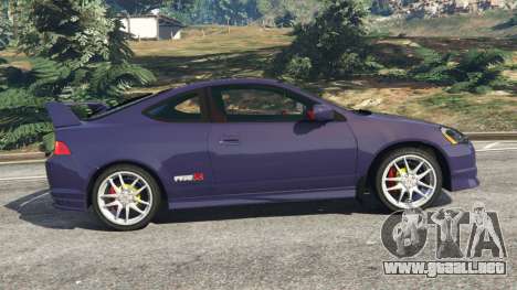Honda Integra Type-R without license plate